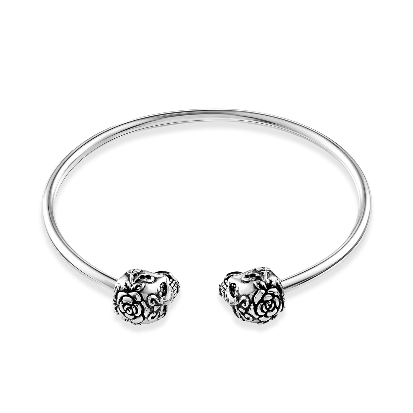 Precious Sugar Skull Cali Couture Bangle Bracelet