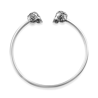 Precious Sugar Skull Cali Couture Bangle Bracelet