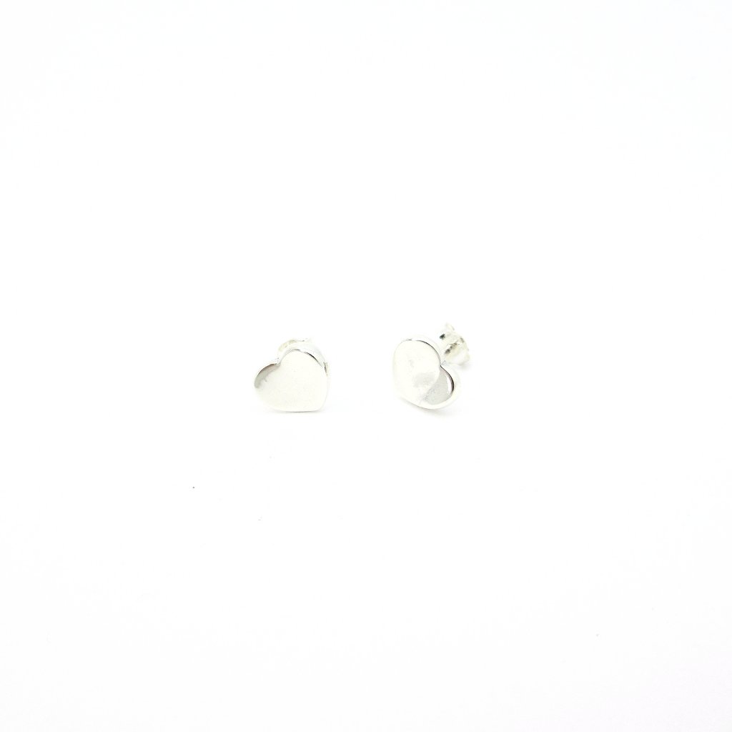 Curved Heart Studs