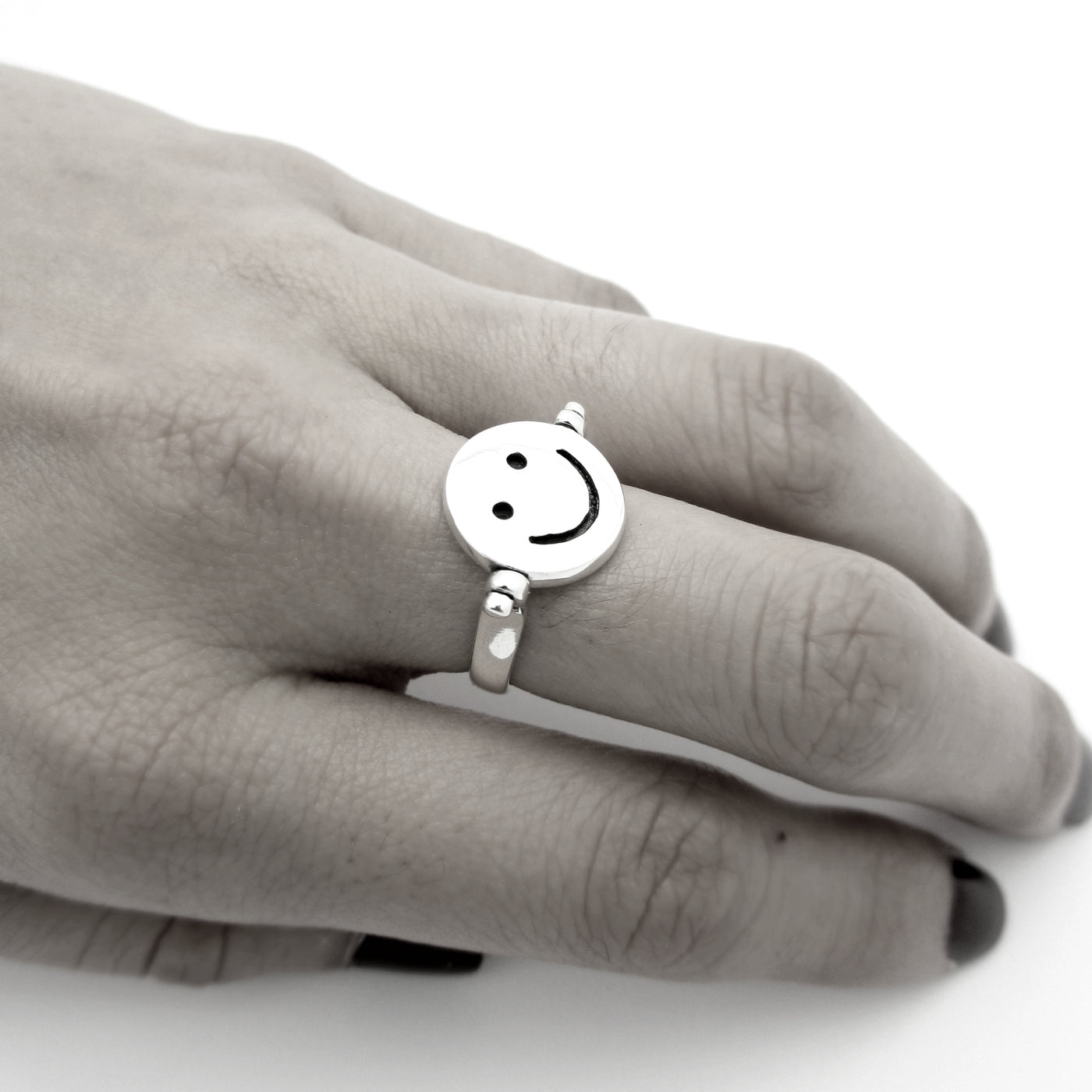 Don't Worry, Be Happy Flip Ring