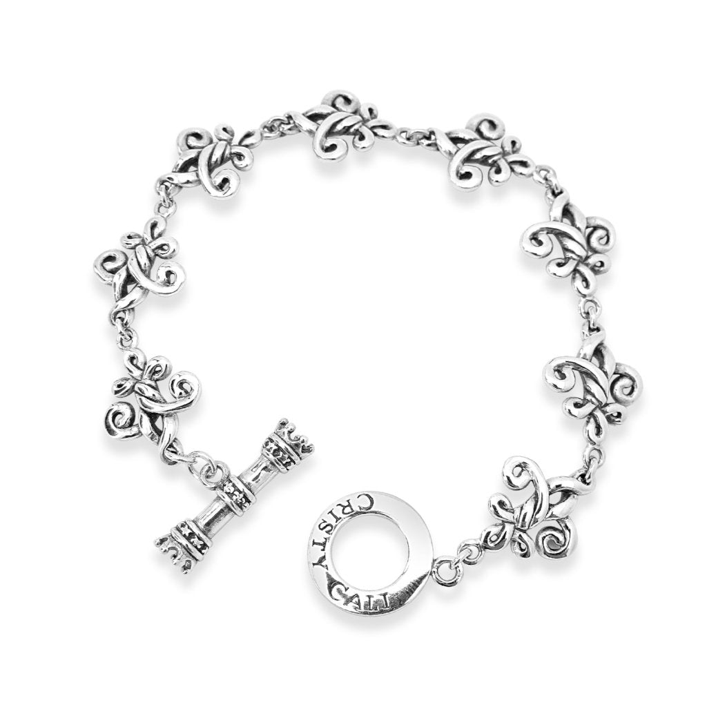 Fleur de Love Knot Toggle Bracelet