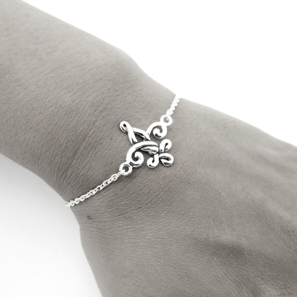 Fleur de Love Knot Chain Bracelet