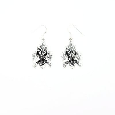 Grapevine Fleur de Lis Earrings