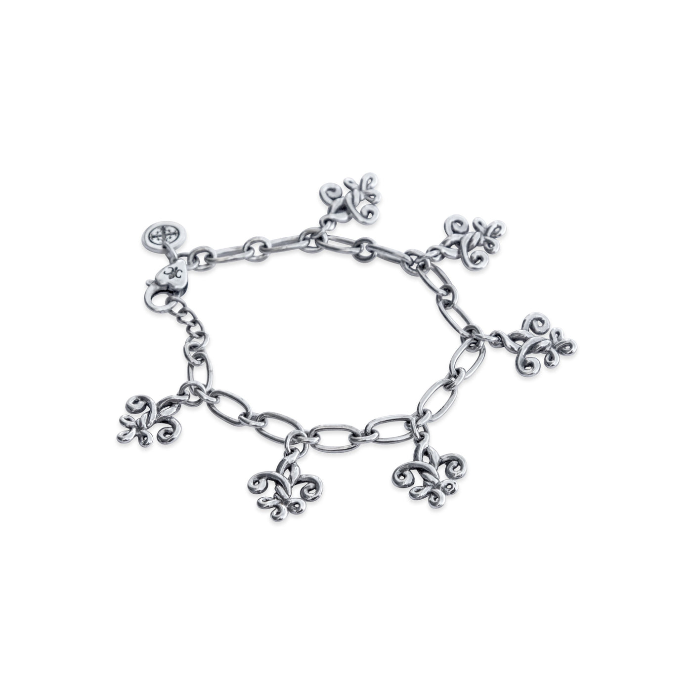 Fleur de Love Knot Charm Bracelet