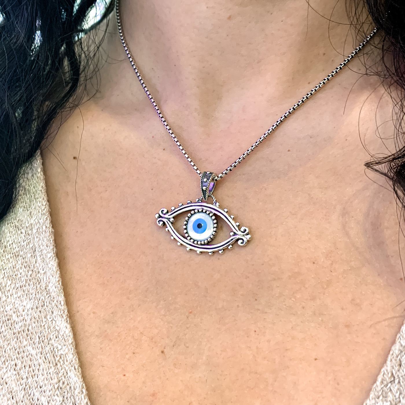 All Seeing Evil Eye Pendant