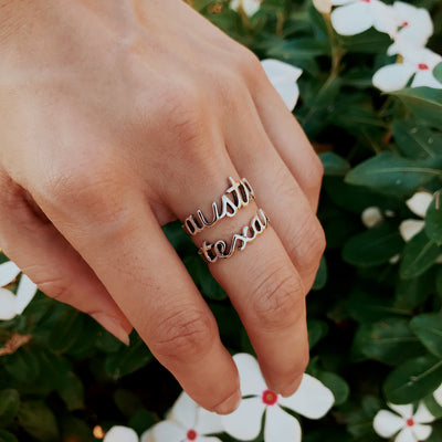 Austin Script Ring