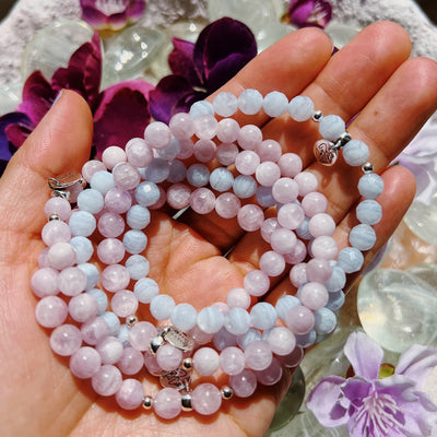 Healing Heart Kunzite Signature Stretch Bracelet