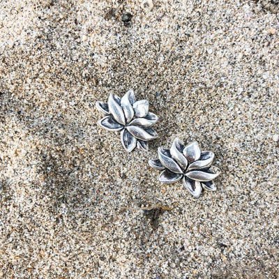 Lotus Stud Earrings