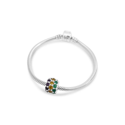 Mardi Gras Semi-Precious Couture Charm
