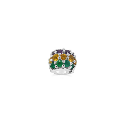 Mardi Gras Semi Precious Couture Charm