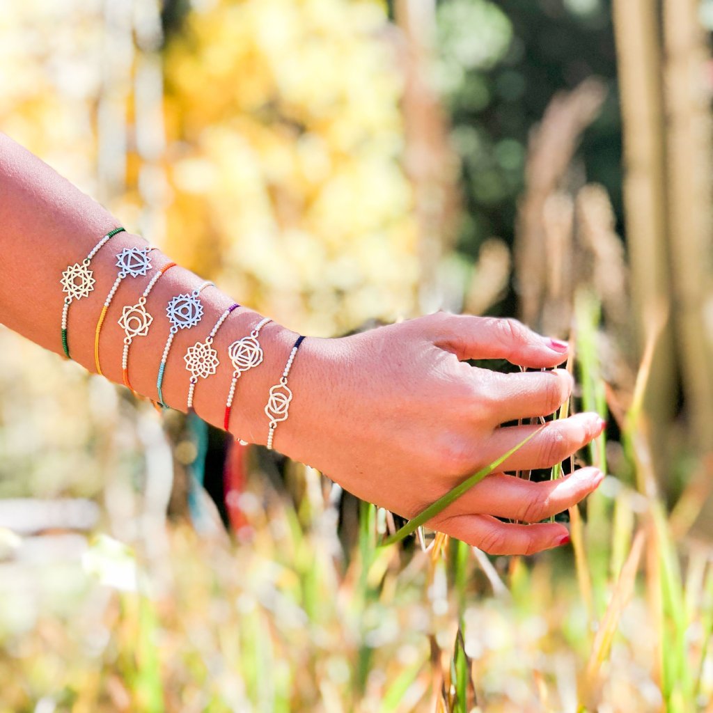 Chakra Satin String Bracelet