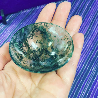 Green Moss Agate Bowls