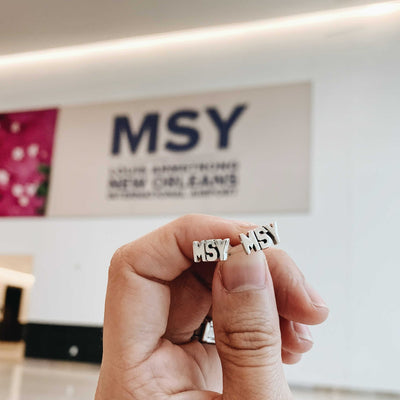 MSY International Airport Earrings