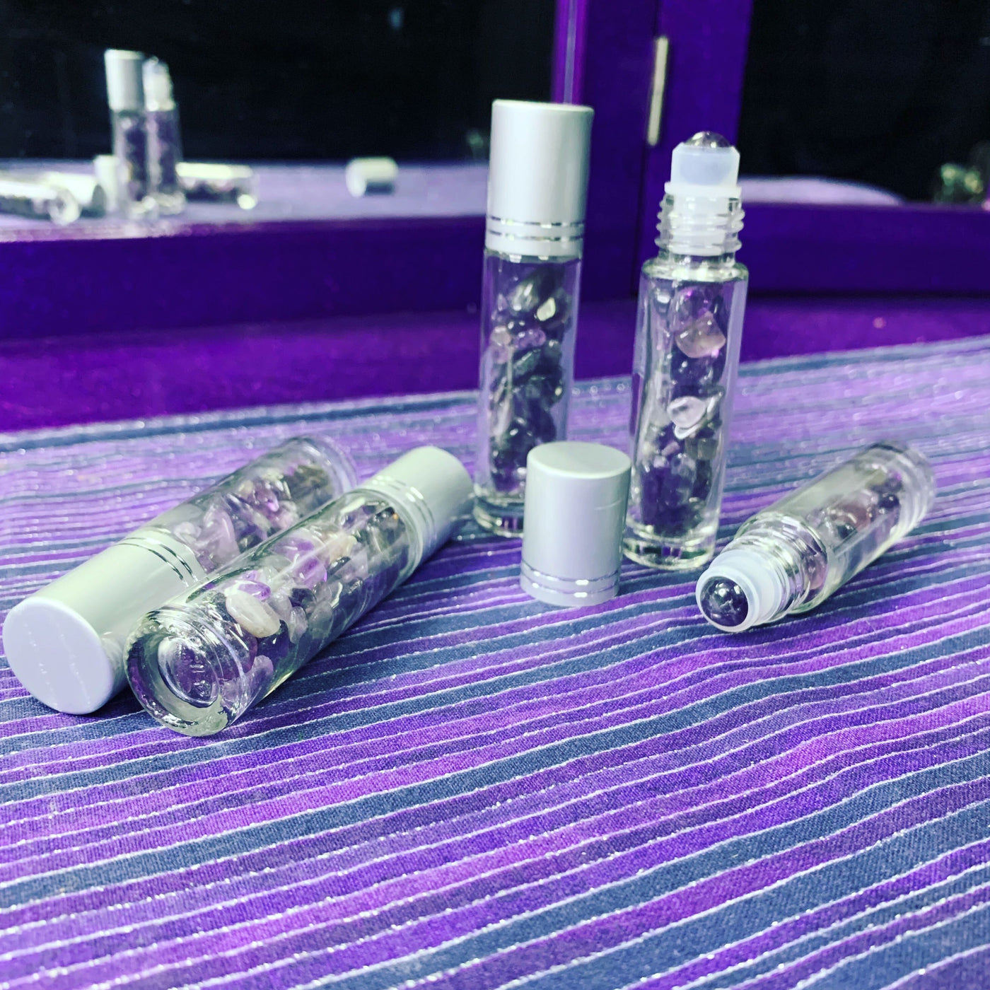 Amethyst Crystal Roll-On Bottle