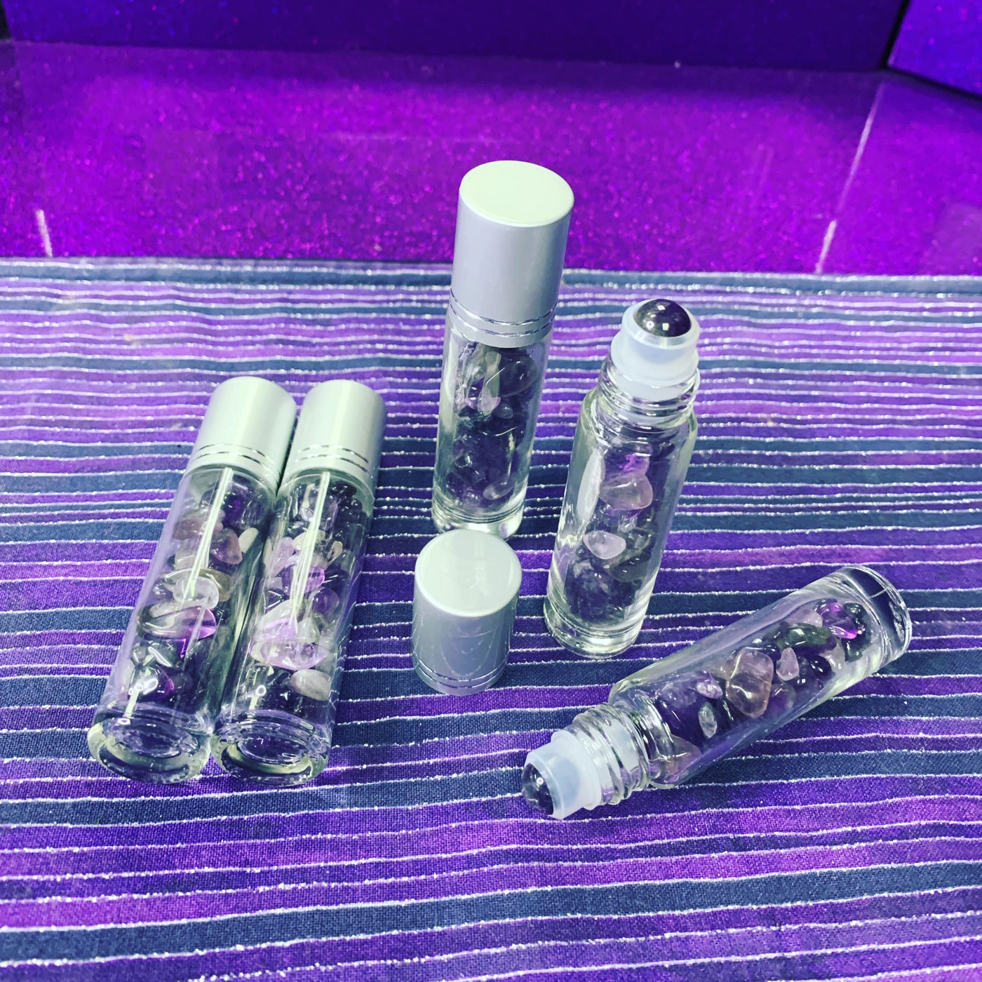 Amethyst Crystal Roll-On Bottle