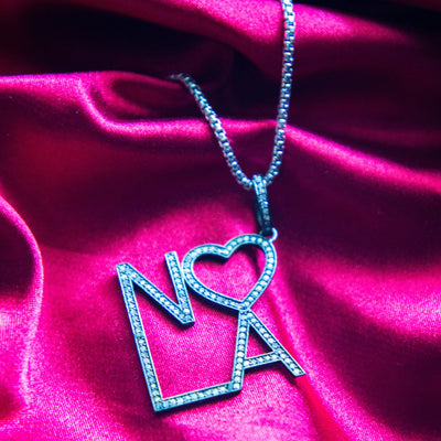 NOLA Love Diamond Pendant