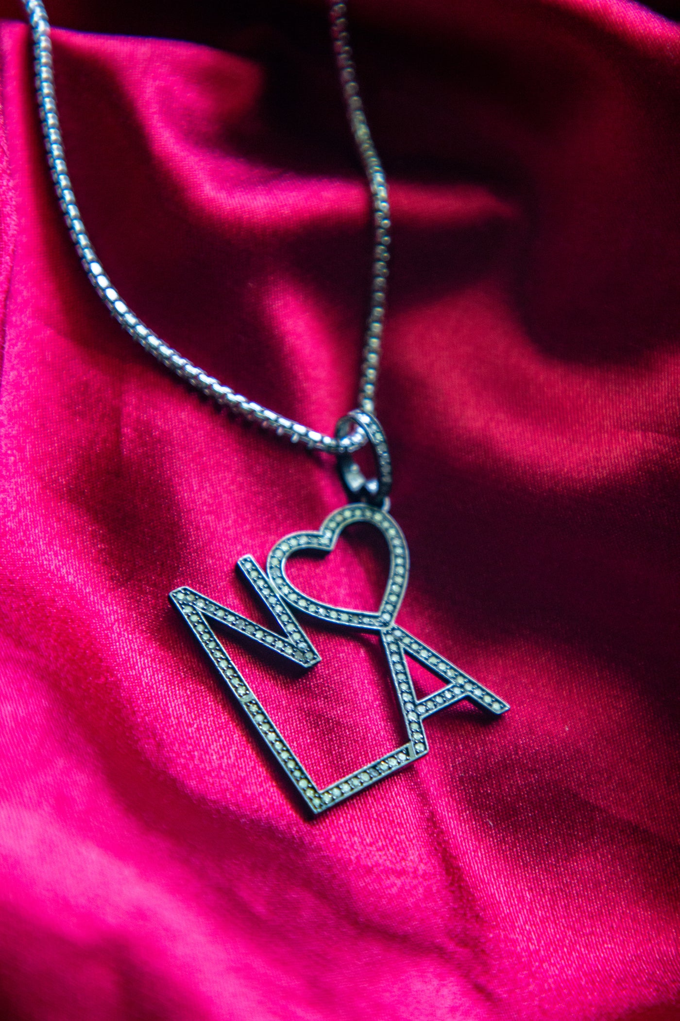 NOLA Love Diamond Pendant