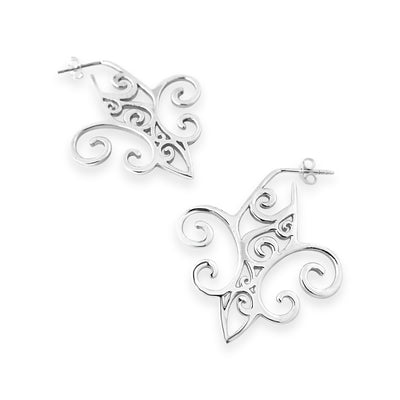 Lola Ironworks Fleur de Lis Earrings