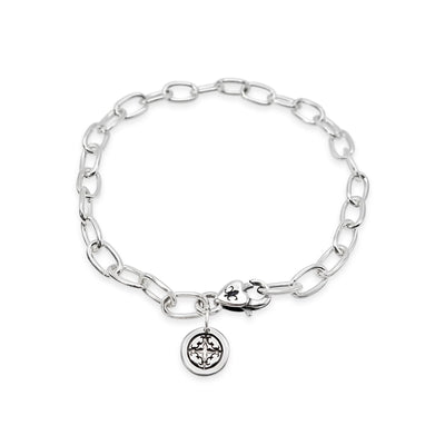 Cali Staple Link Charm Bracelet or Anklet
