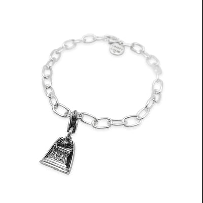 Cali Staple Link Charm Bracelet or Anklet