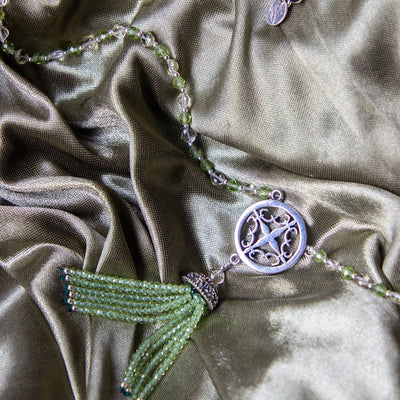 1OAK Intuitive Healing Cali Amulet Signature Tassel Necklace