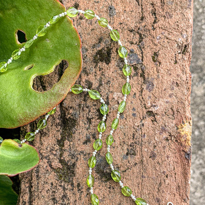 Mother Earth Peridot Pearl Signature Necklace