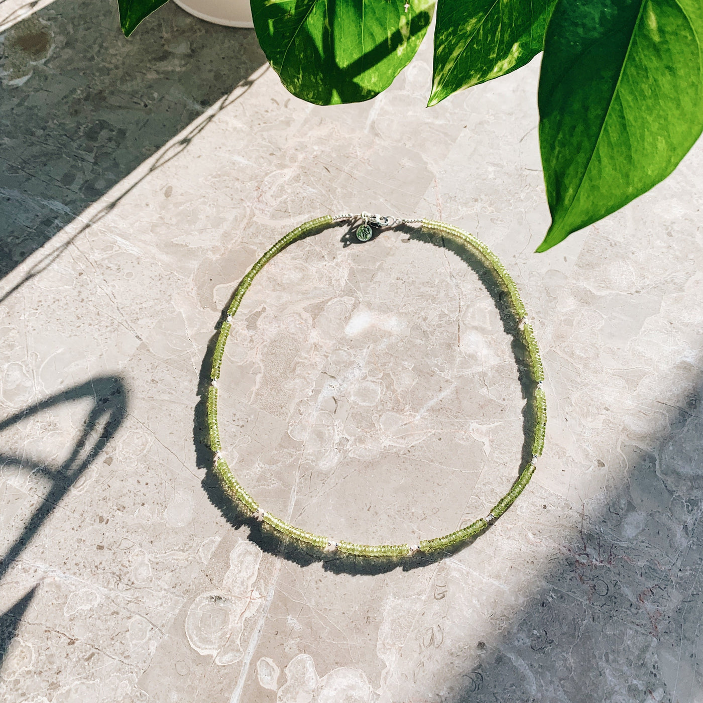 Purification Peridot Pearl Signature Necklace