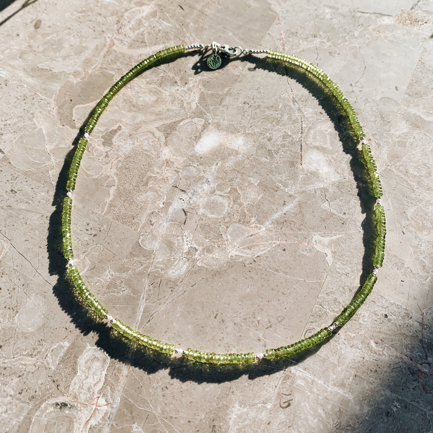 Purification Peridot Pearl Signature Necklace