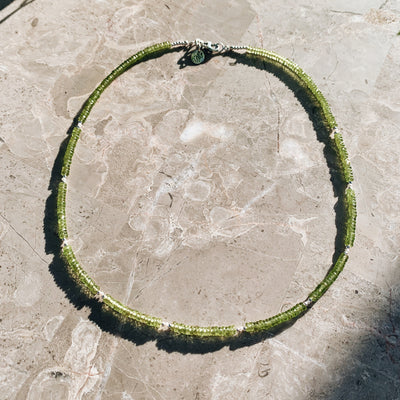 Purification Peridot Pearl Signature Necklace