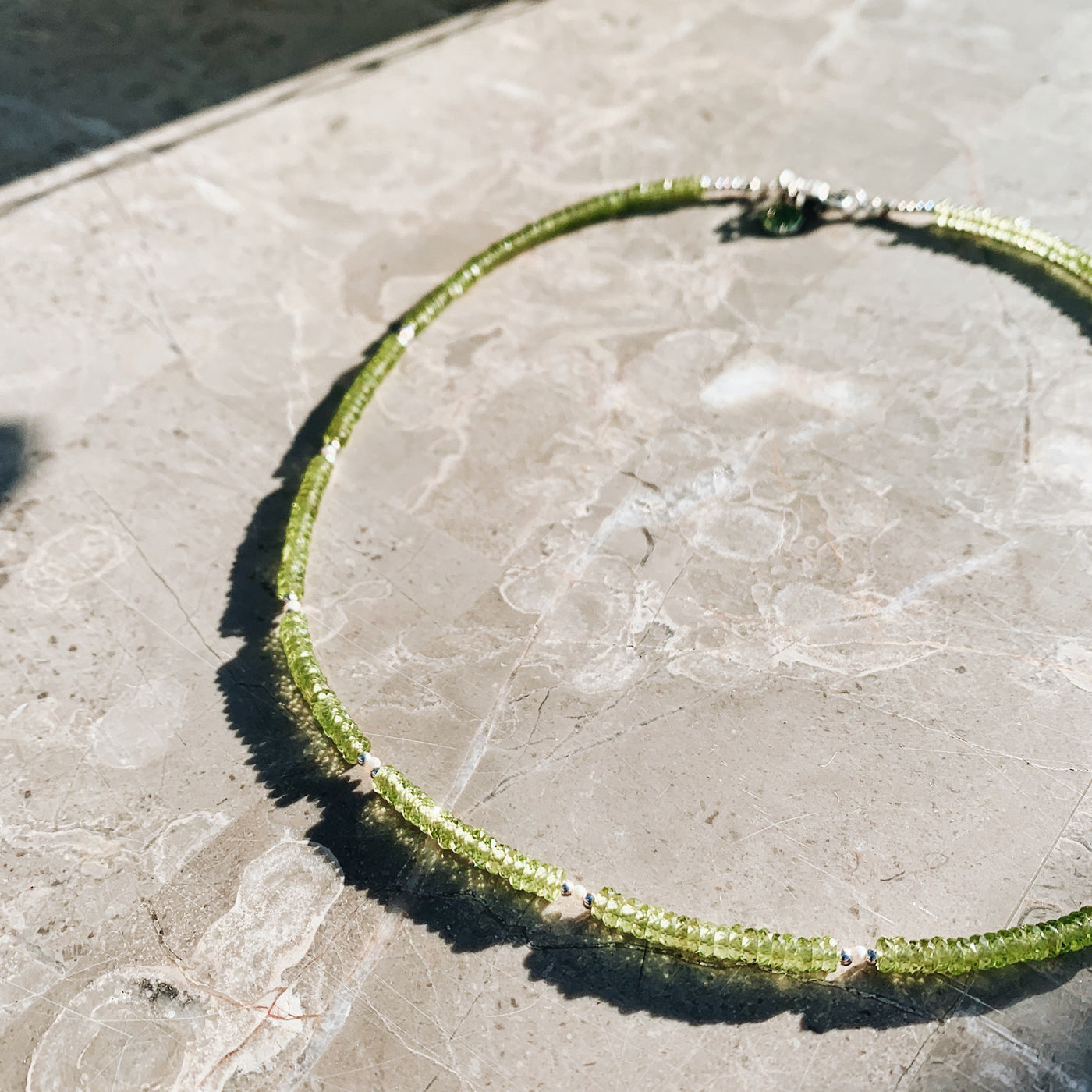 Purification Peridot Pearl Signature Necklace