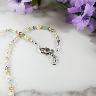 Mardi Gras Mambo Gemstone & Pearl Signature Necklace