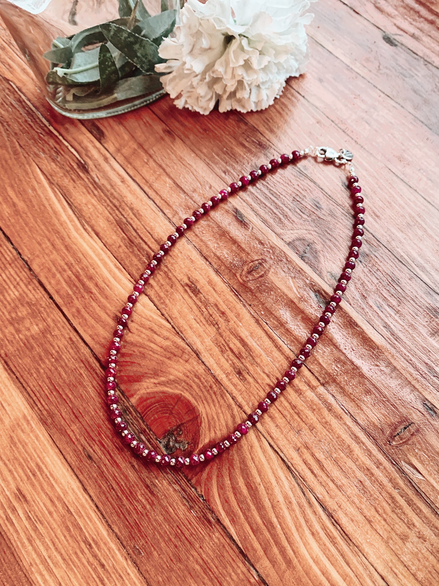 Giant Rubies of Courage Classic Signature Necklace RETIRED