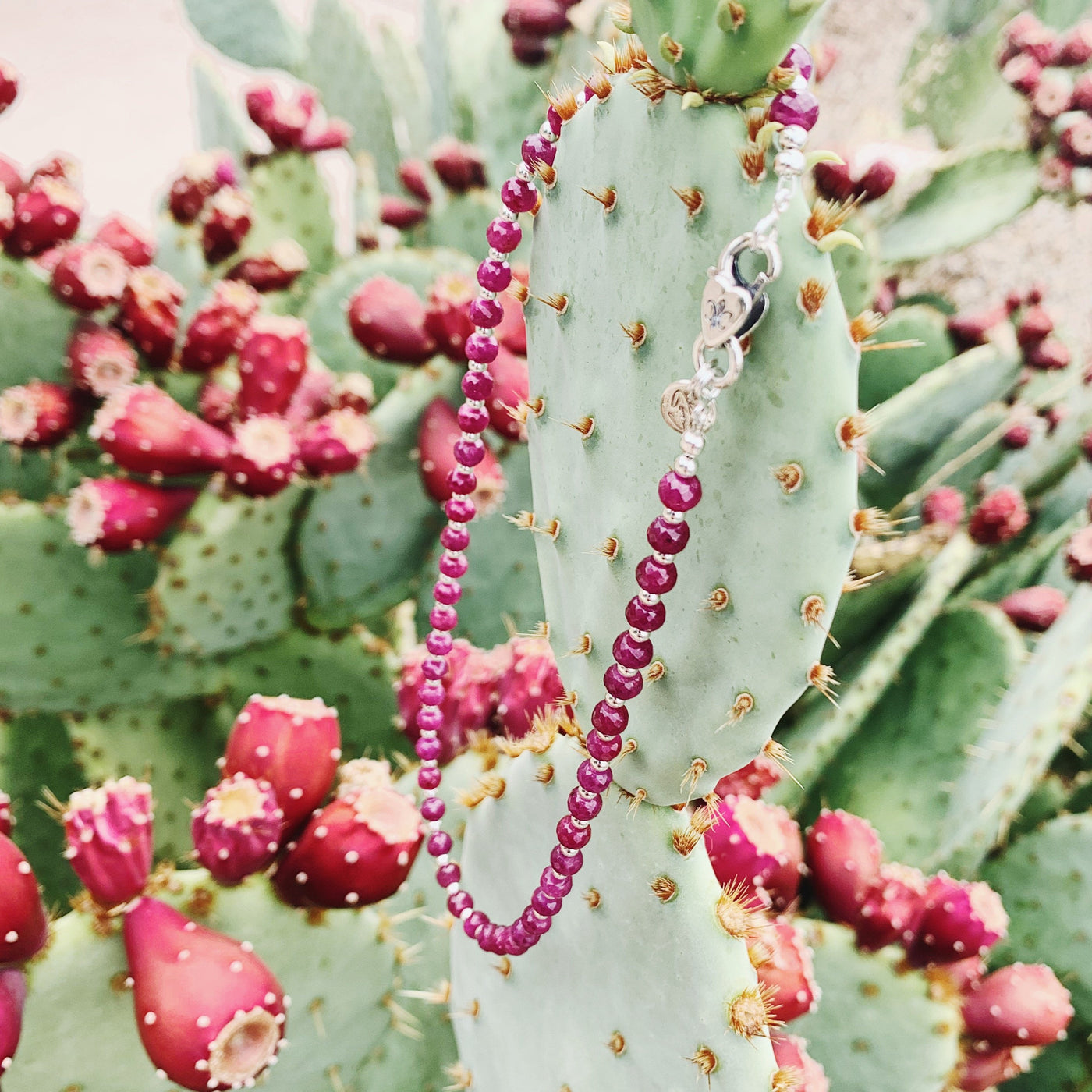 Giant Rubies of Courage Classic Signature Necklace RETIRED
