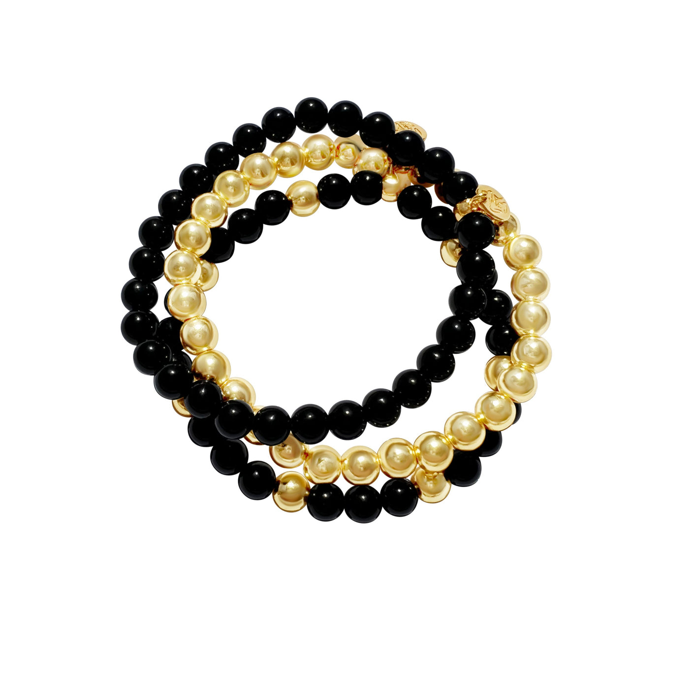 Golden Suns Onyx Signature Stretch Bracelet