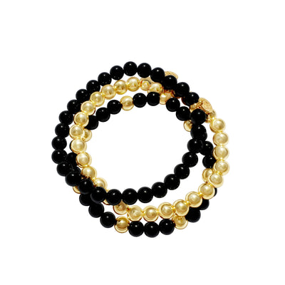 Golden Sun Hematite Signature Stretch Bracelet