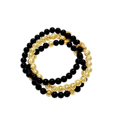 Golden Onyx Signature Stretch Bracelet