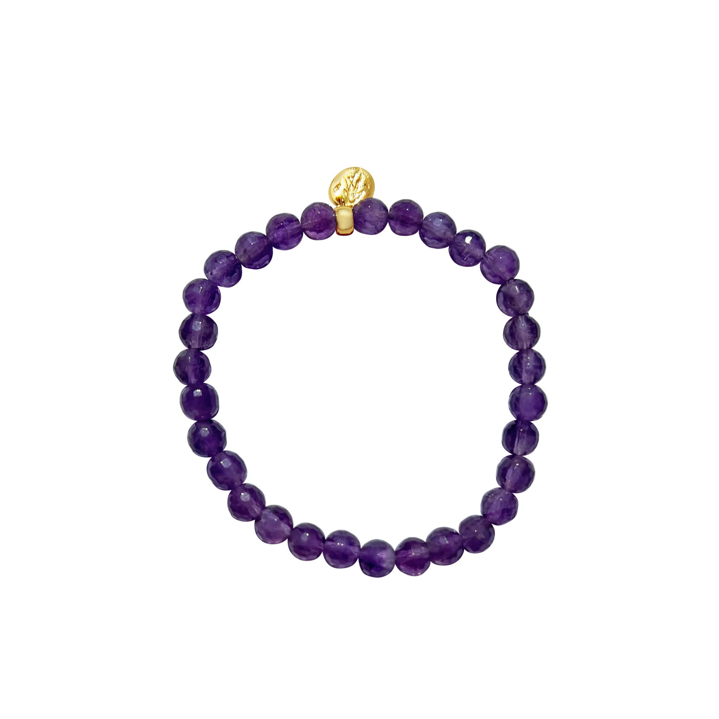 Golden Amethyst Signature Stretch Bracelet