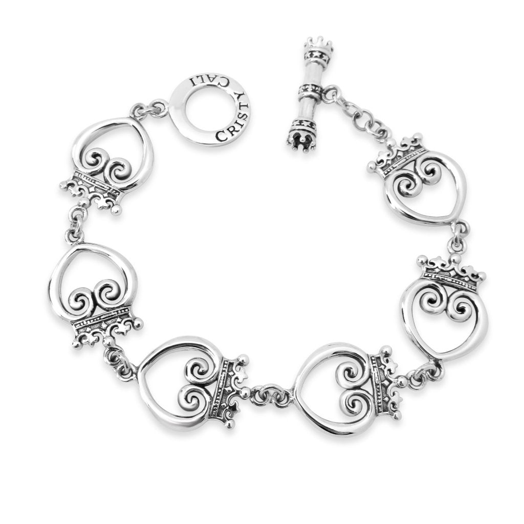 Queen of Hearts Toggle Bracelet