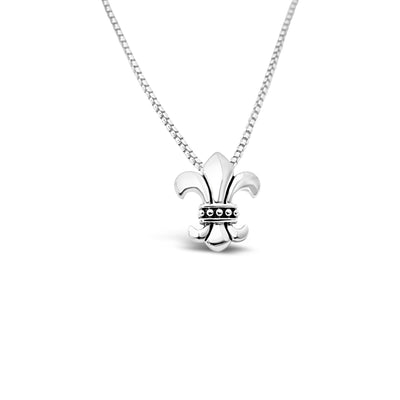 Strength & Courage Fleur de Lis Dainty Pendant