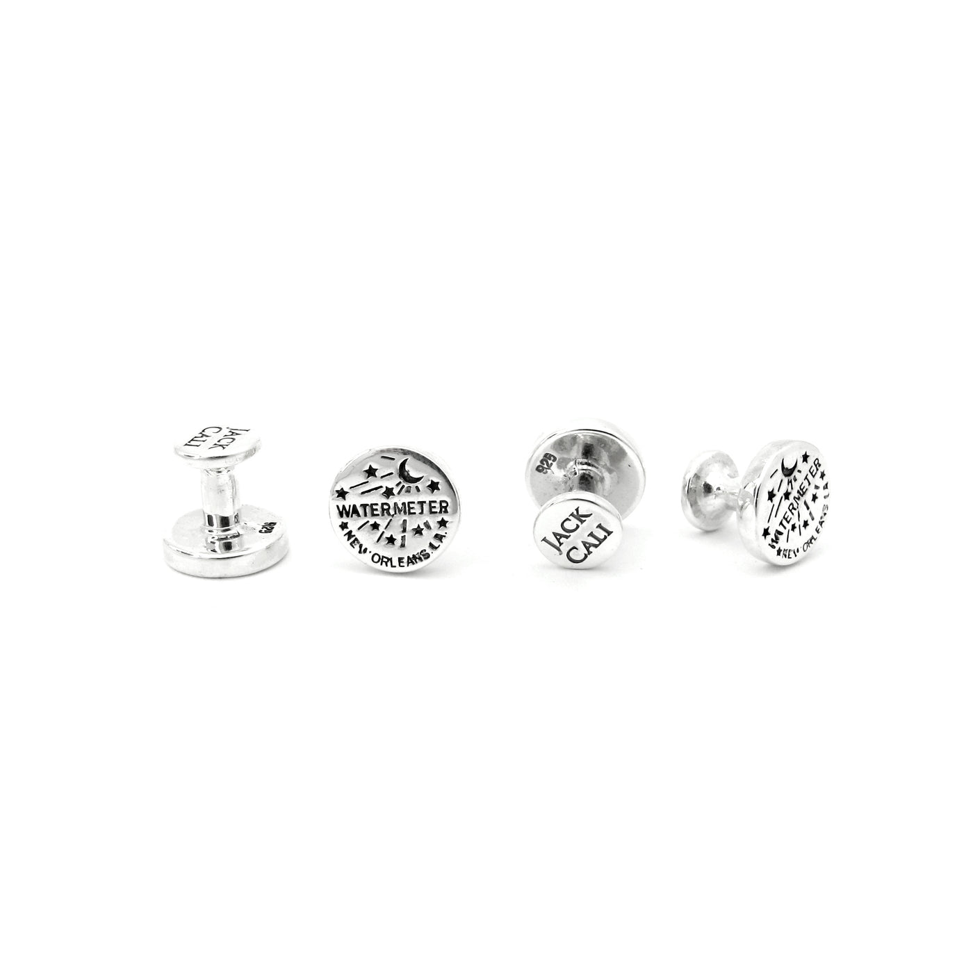 New Orleans Water Meter Tuxedo Stud (Sold Individually)