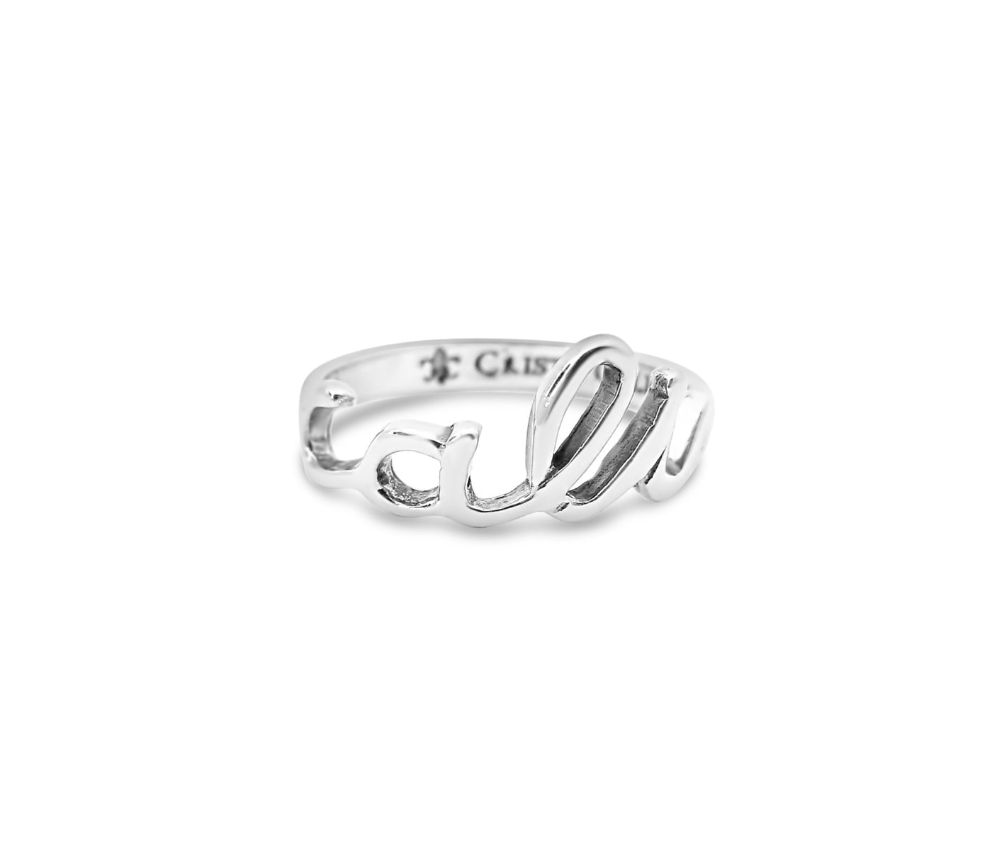 Cali Script Ring