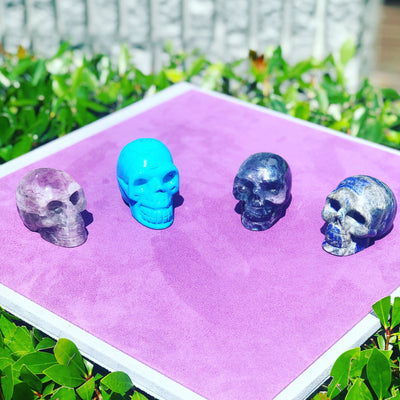 Gemstone Skulls