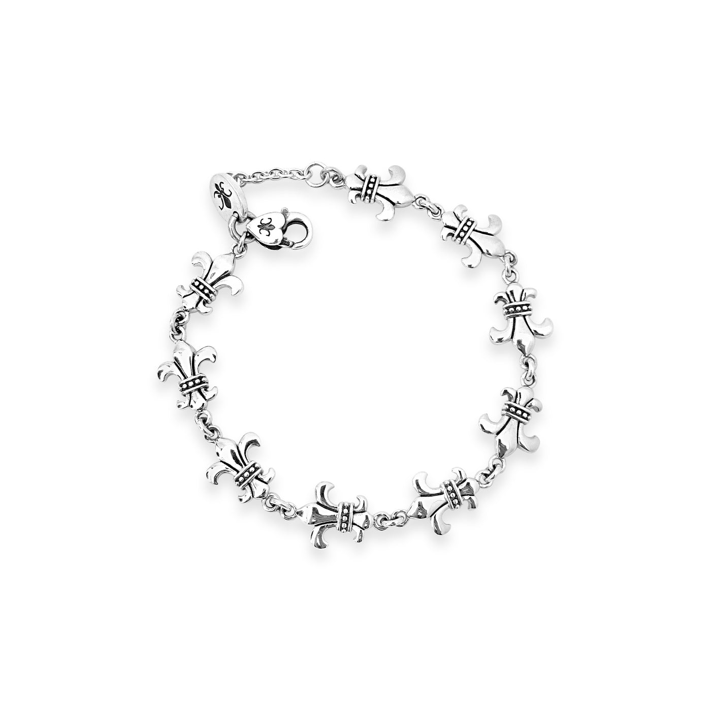 Strength & Courage Fleur de Lis Bracelet