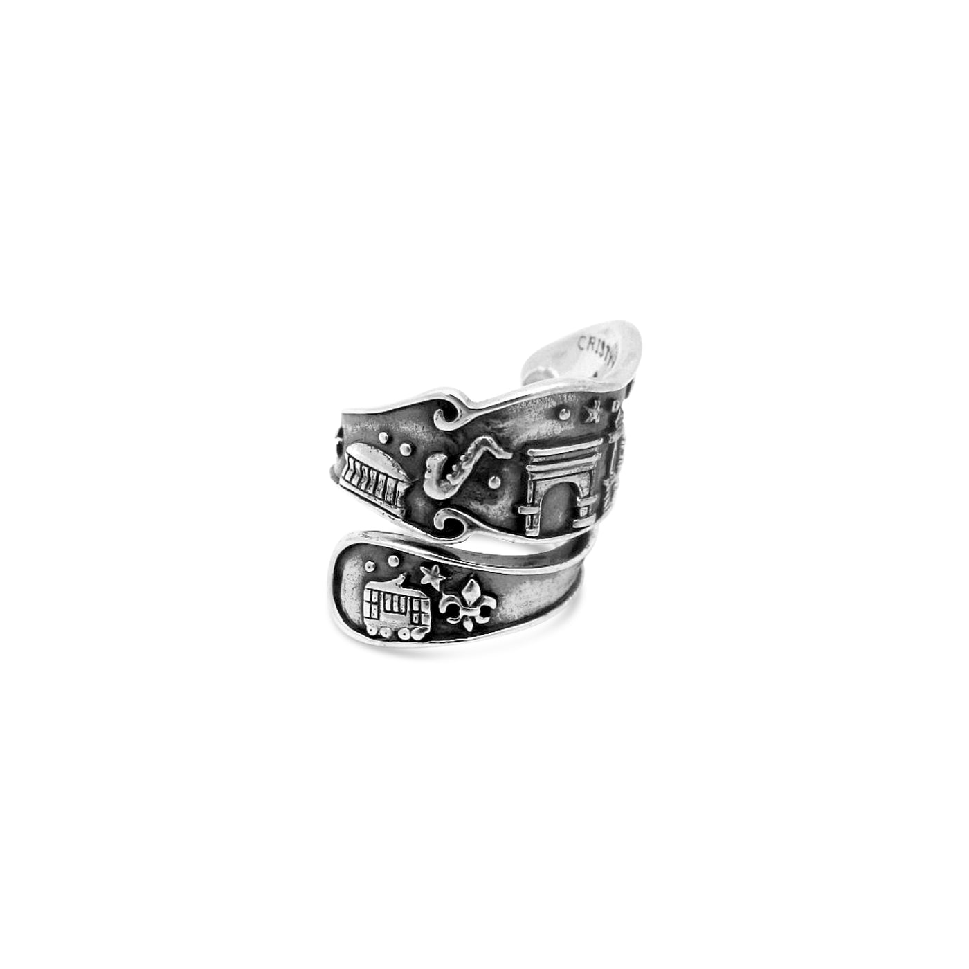 Crescent City Collage Spoon Ring