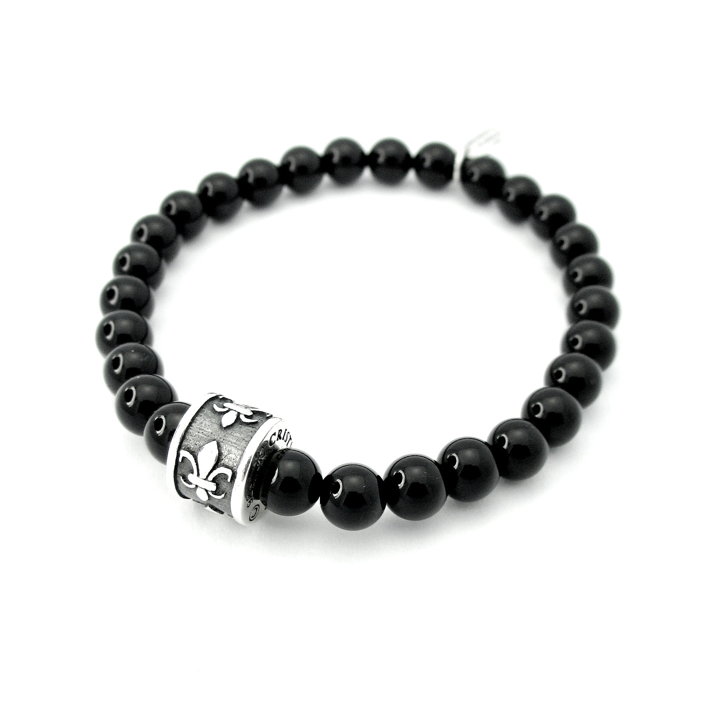 Cali Confidence Onyx Signature Stretch Bracelet