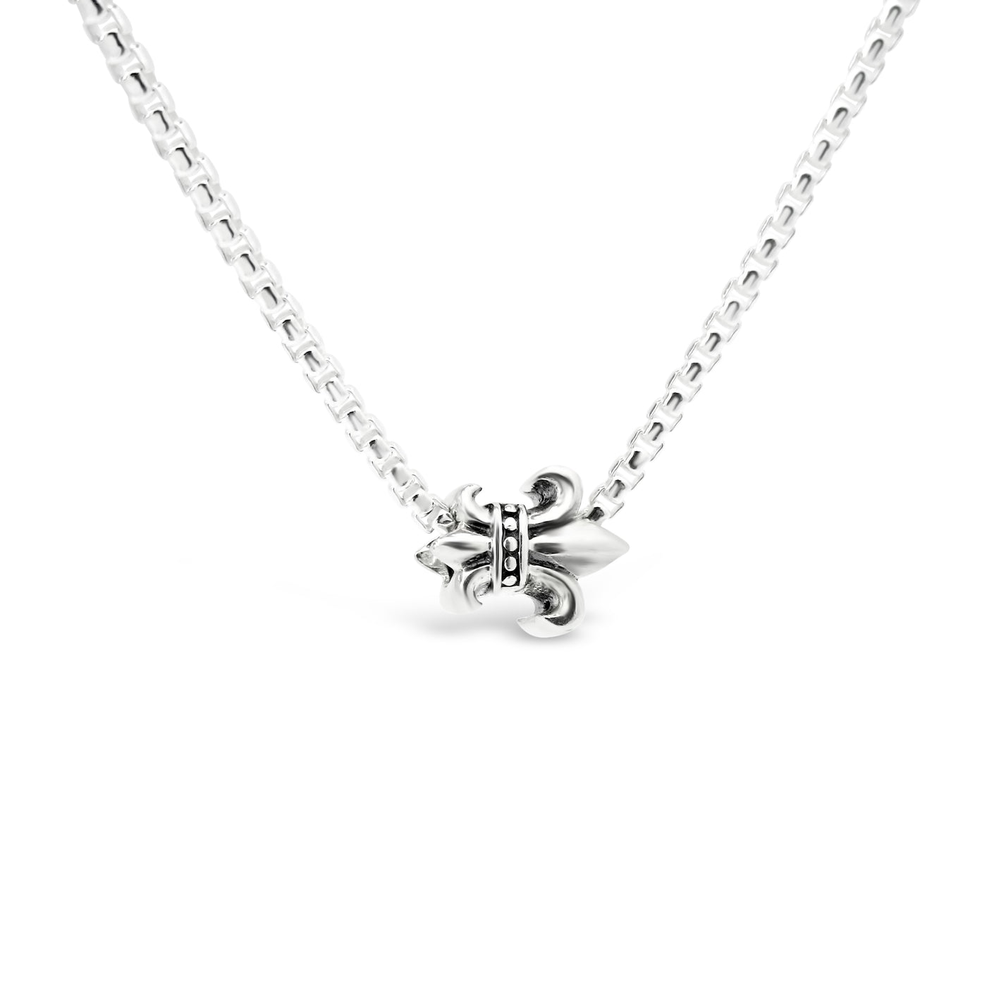 Strength & Courage Fleur de Lis Vertical Edition Couture Charm